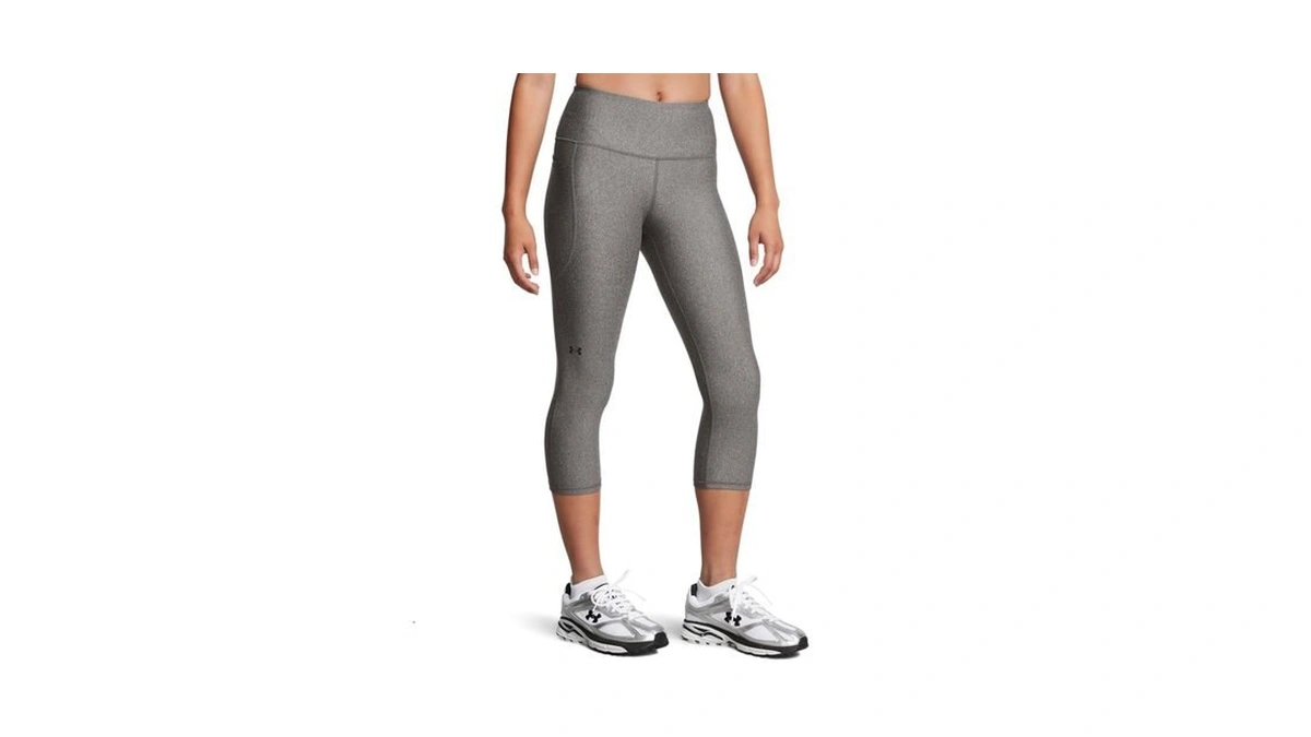 Under Armour Womens Heatgear Armour High Waisted Pocketed No-slip Capri,