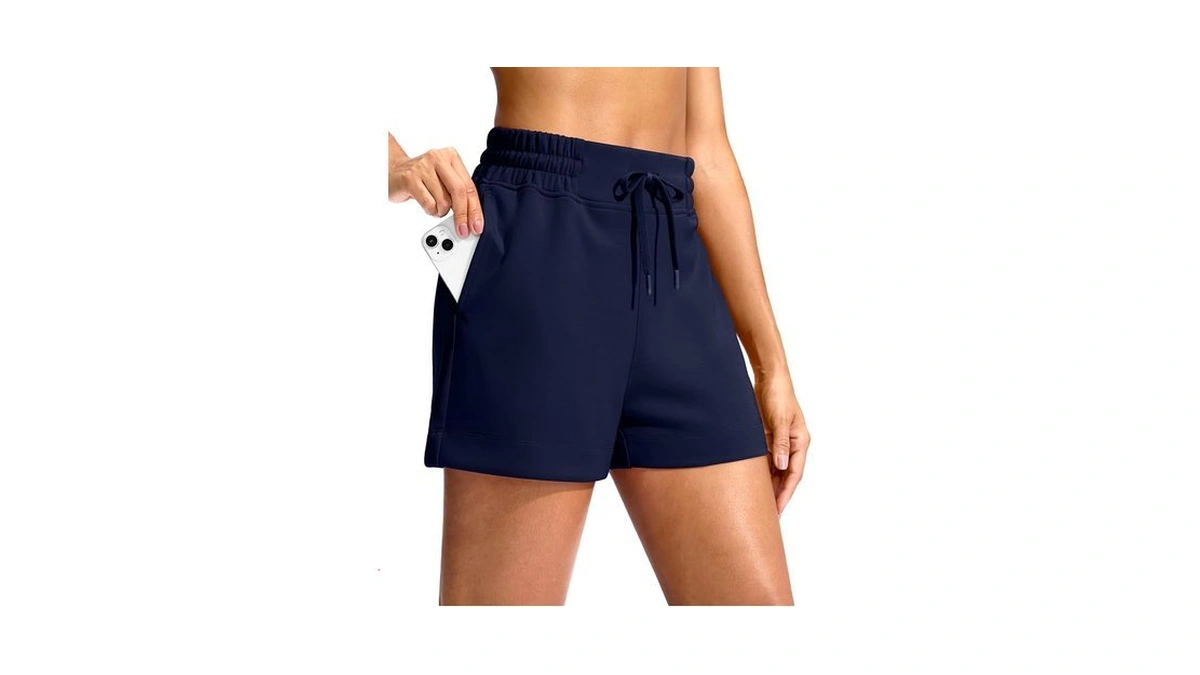 Soothfeel Women's Drawstring Sweat Shorts High Waisted Summer Workout Lounge