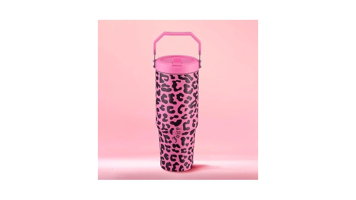Juicy Couture Flip & Sip Insulated Tumbler With Handle And