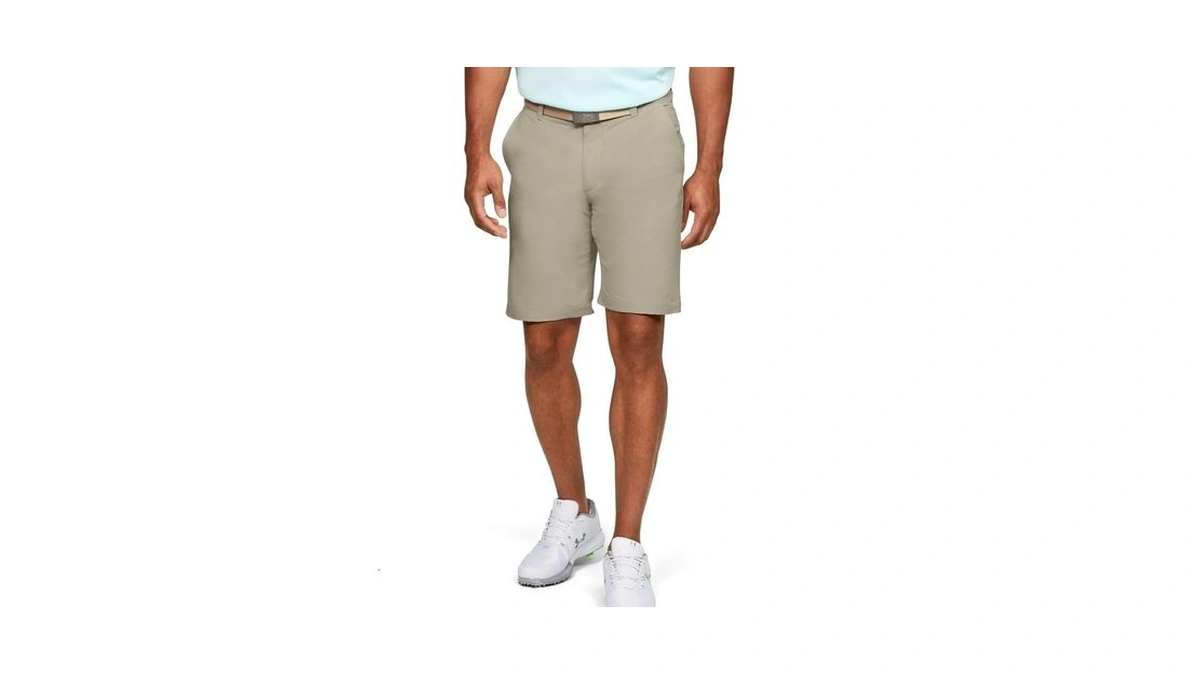 Under Armour Men's Tech Golf Shorts , Khaki Base (289)/pitch