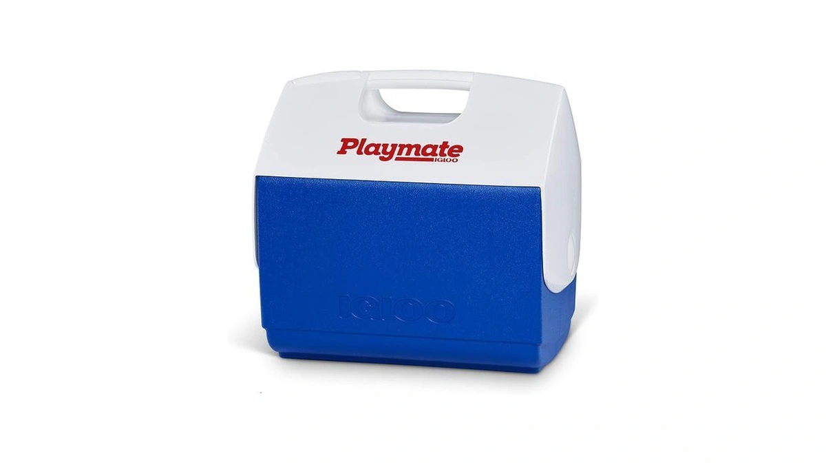 Igloo 16 Qt Blue/white Ice Chest With Easy-carry Handle