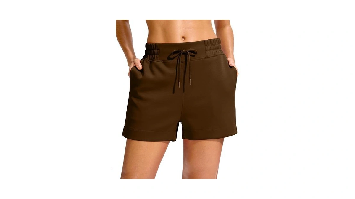 Soothfeel Women's Drawstring Sweat Shorts High Waisted Summer Workout Lounge