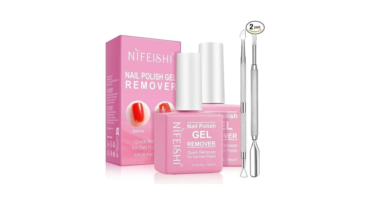 Gel Nail Polish Remover, (2pcs) Gel Polish Remover For Nails,