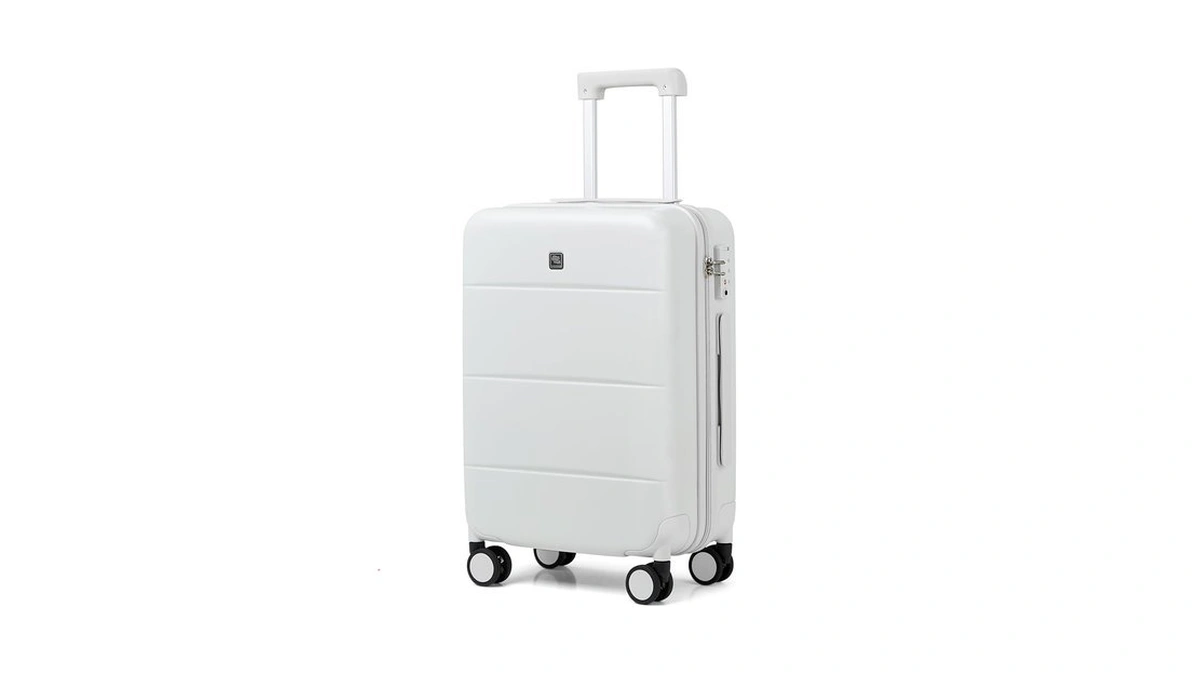 Hanke 24 Inch Checked Luggage With Spinner Wheels Hard Shell