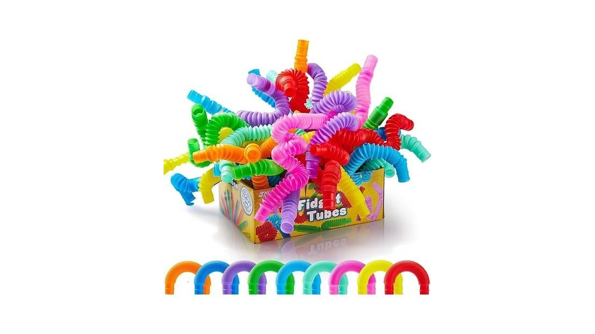 Joyin 18 Pack Pop Tubes, Sensory Toys (small) Fidget Toys