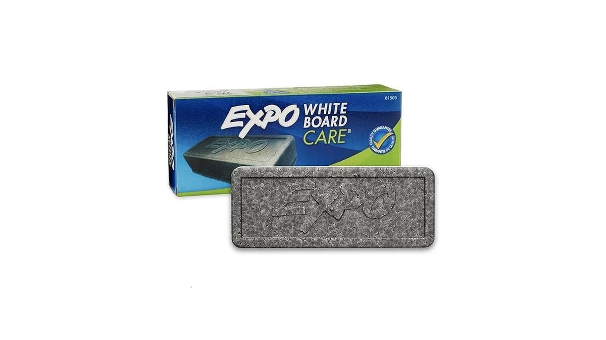 Expo Dry Erase Soft Pile Block Whiteboard Eraser, 5-1/8 In.