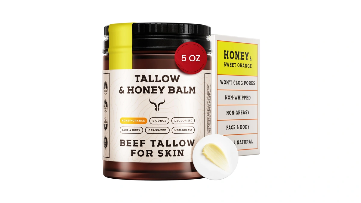 Beef Tallow For Skin - Tallow And Honey Balm For
