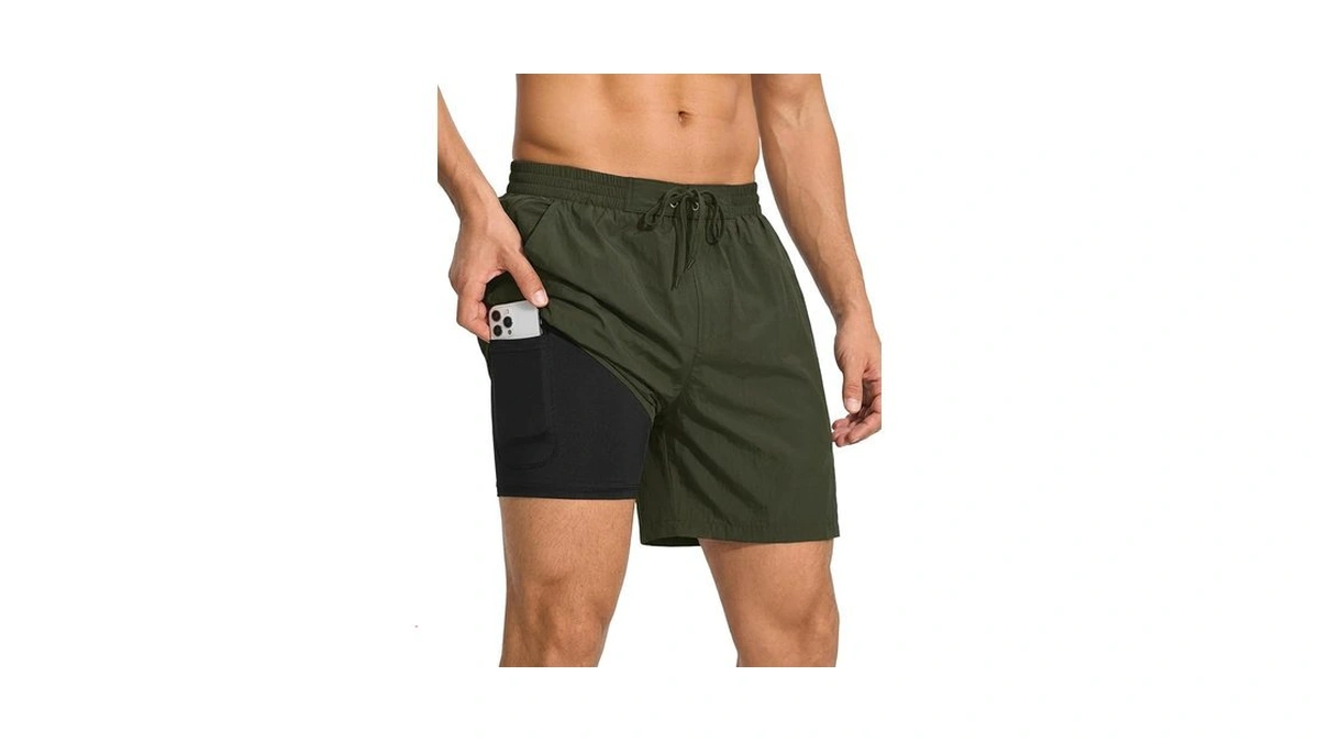Incerun Mens Swim Trunks Swim Shorts Quick Dry Beach Shorts
