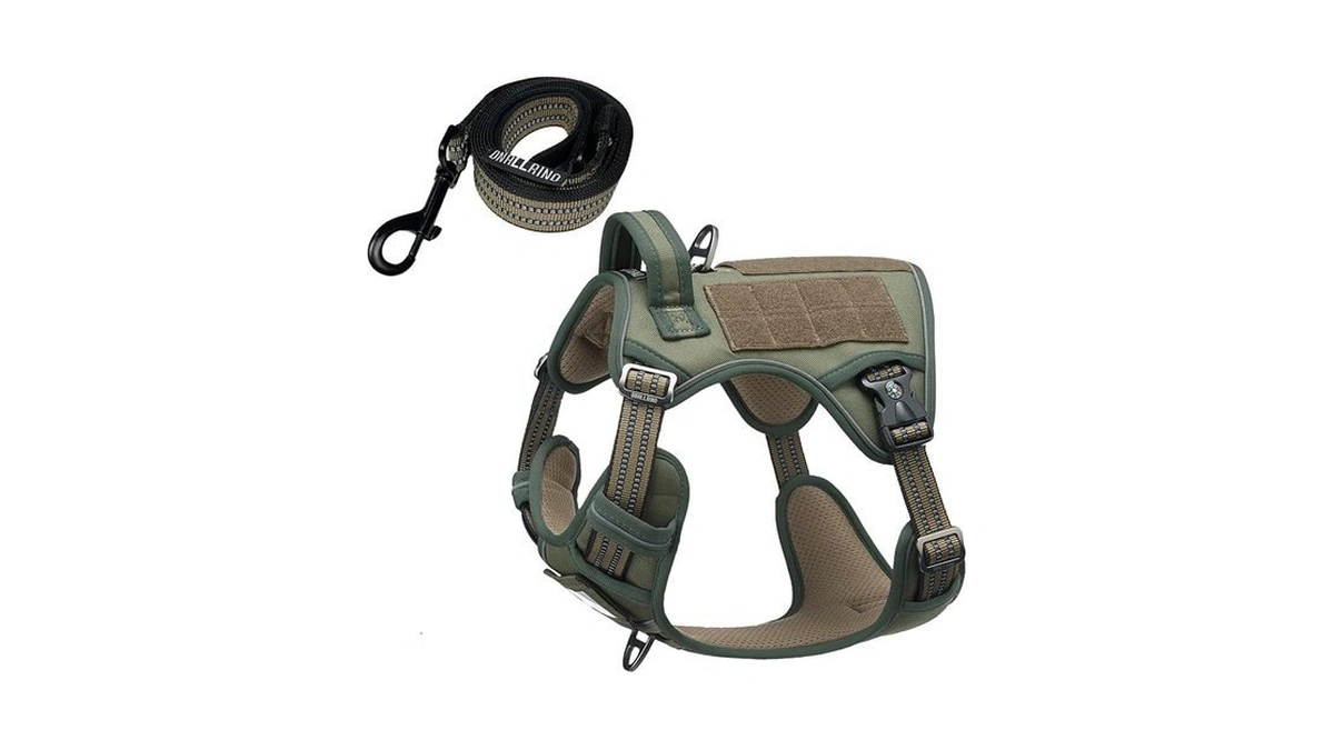 Amazon : Dnallrino Tactical Dog Harness For Mediu
