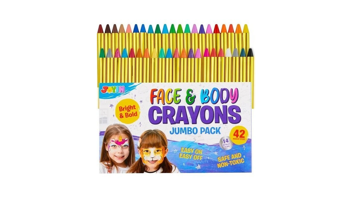 42pcs Face And Body Paint Crayons, Xl Face Painting Kit