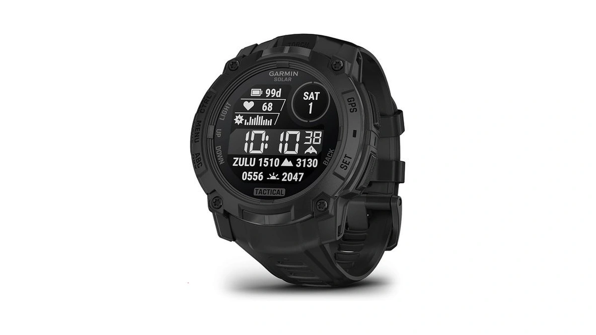 Garmin Instinct® 3 Tactical Edition, 45mm, Solar Charged Display, Rugged