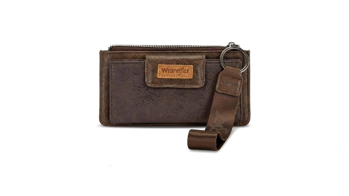 Montana West X Wrangler Wallets For Women Wristlet Bifold Wallet