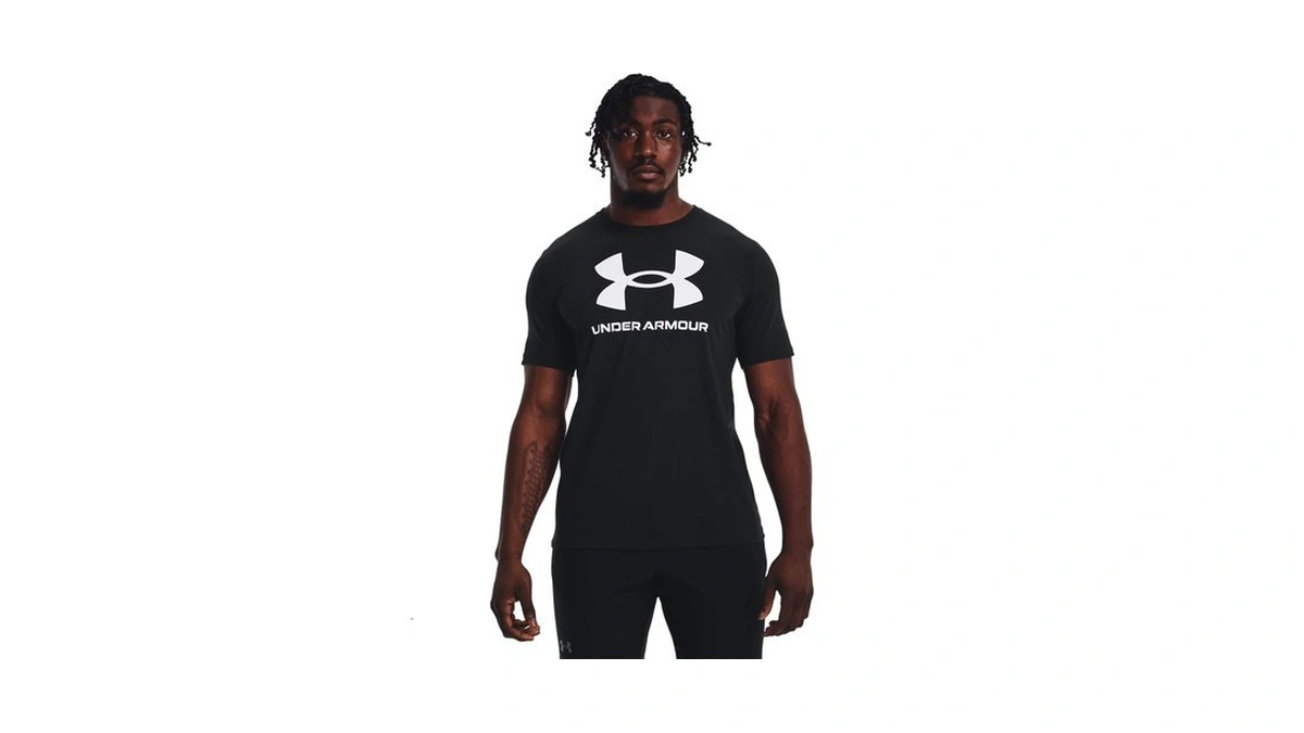 Under Armour Men's Sportstyle Logo Short Sleeve T Shirt, (001)