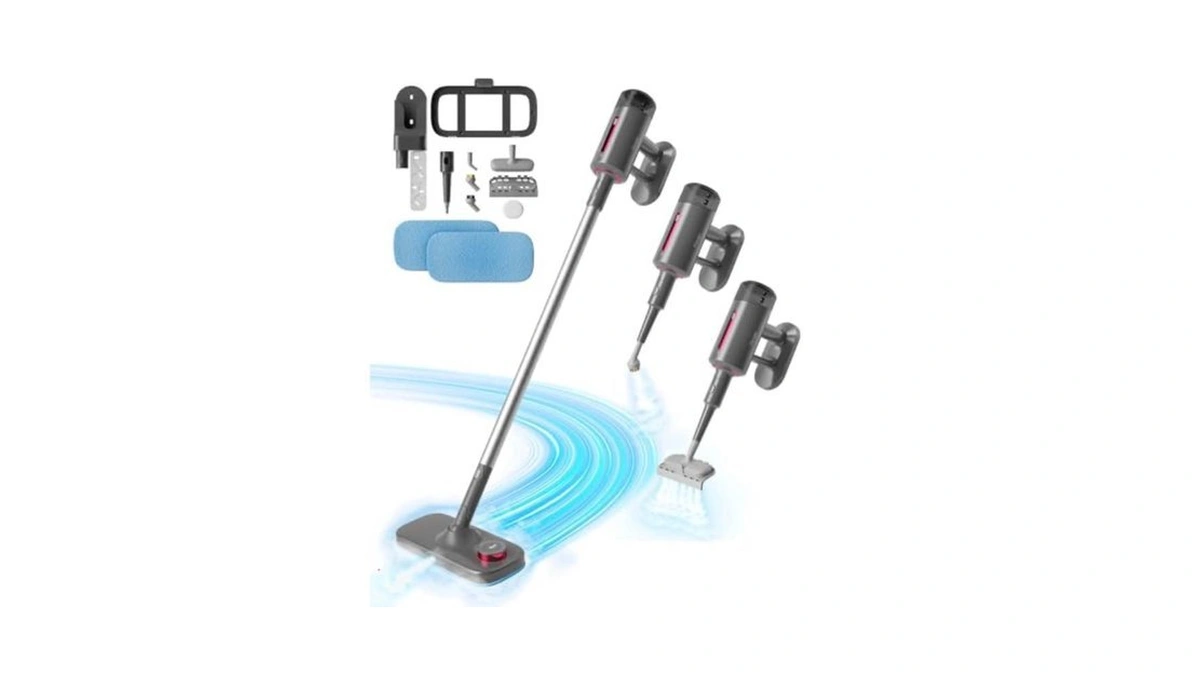 Steam Mop For Floor Cleaning Handheld Steamer...