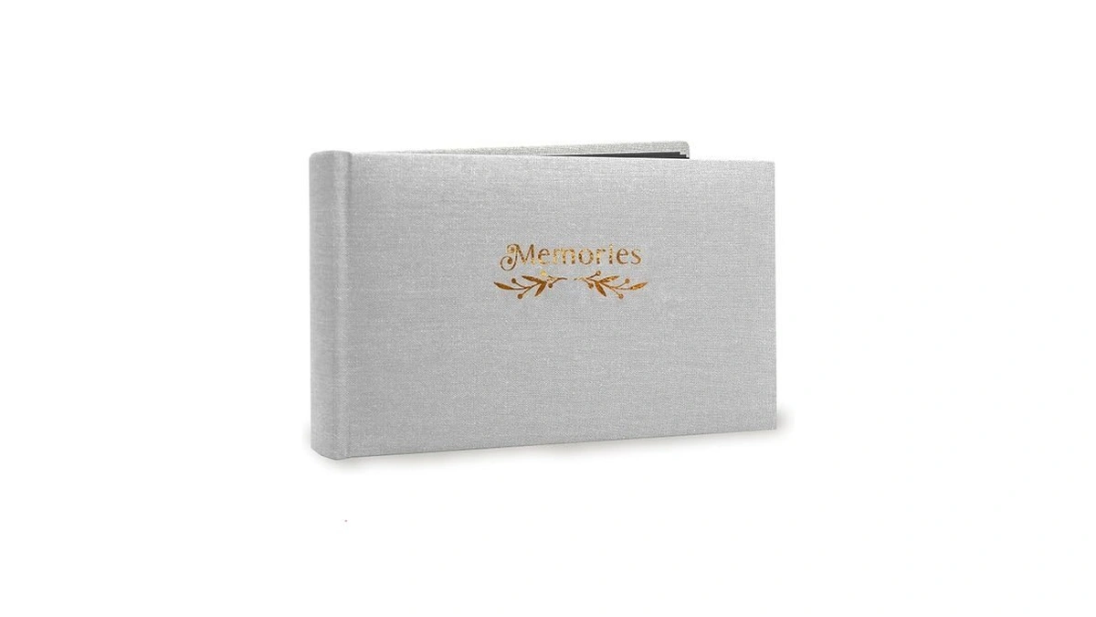 Holoary Small 4x6 Photo Album, Linen Hard Cover, Holds 50