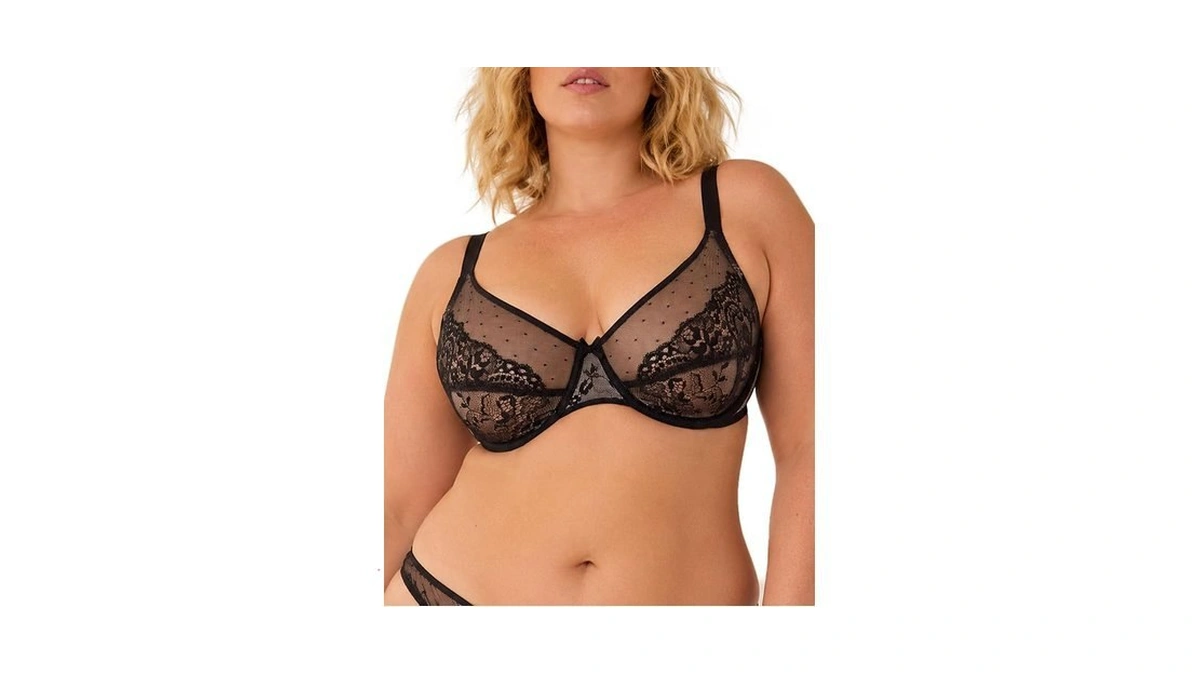 As Fairy 1mm Thin Lace Minimizer Bras For Women Full