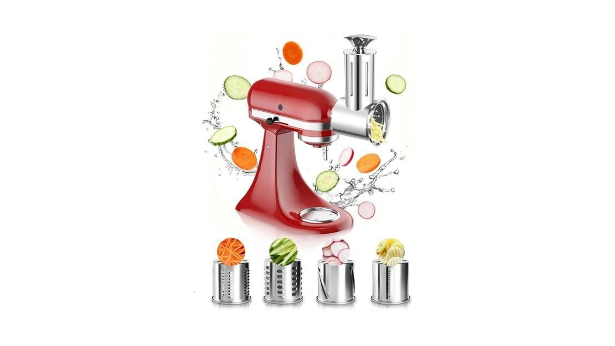 Jooke Latest Large Stainless Steel Slicer Shredder Attachment For Kitchenaid