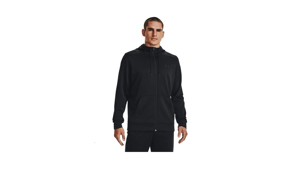Under Armour Men's Armourfleece Full Zip Hoodie, (001) Black /