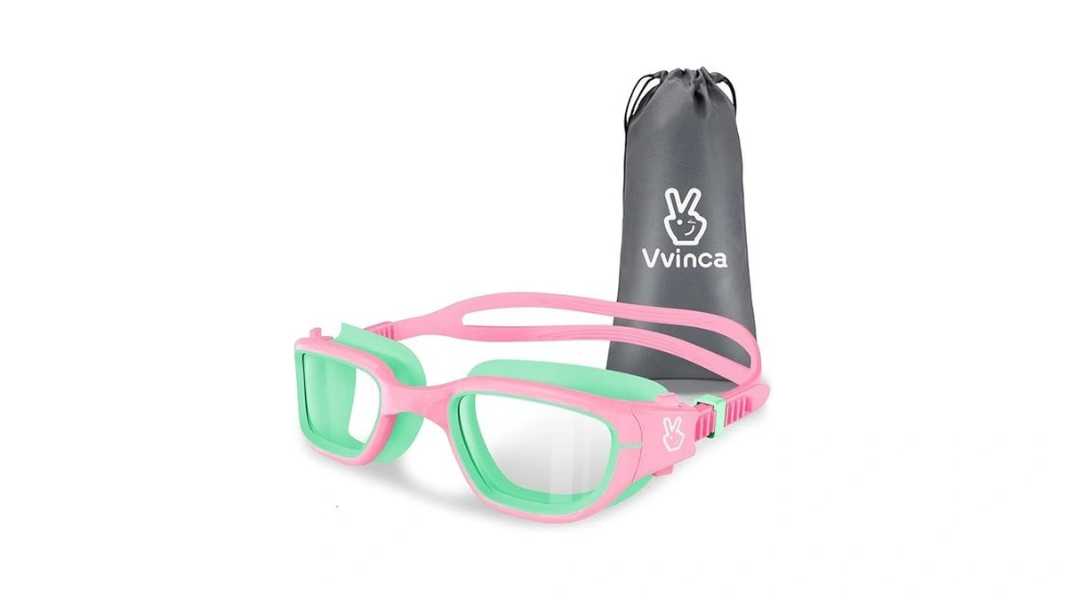 Vvinca Kids Swim Goggles, Swimming Goggles For Kids 3-14 Anti-fog