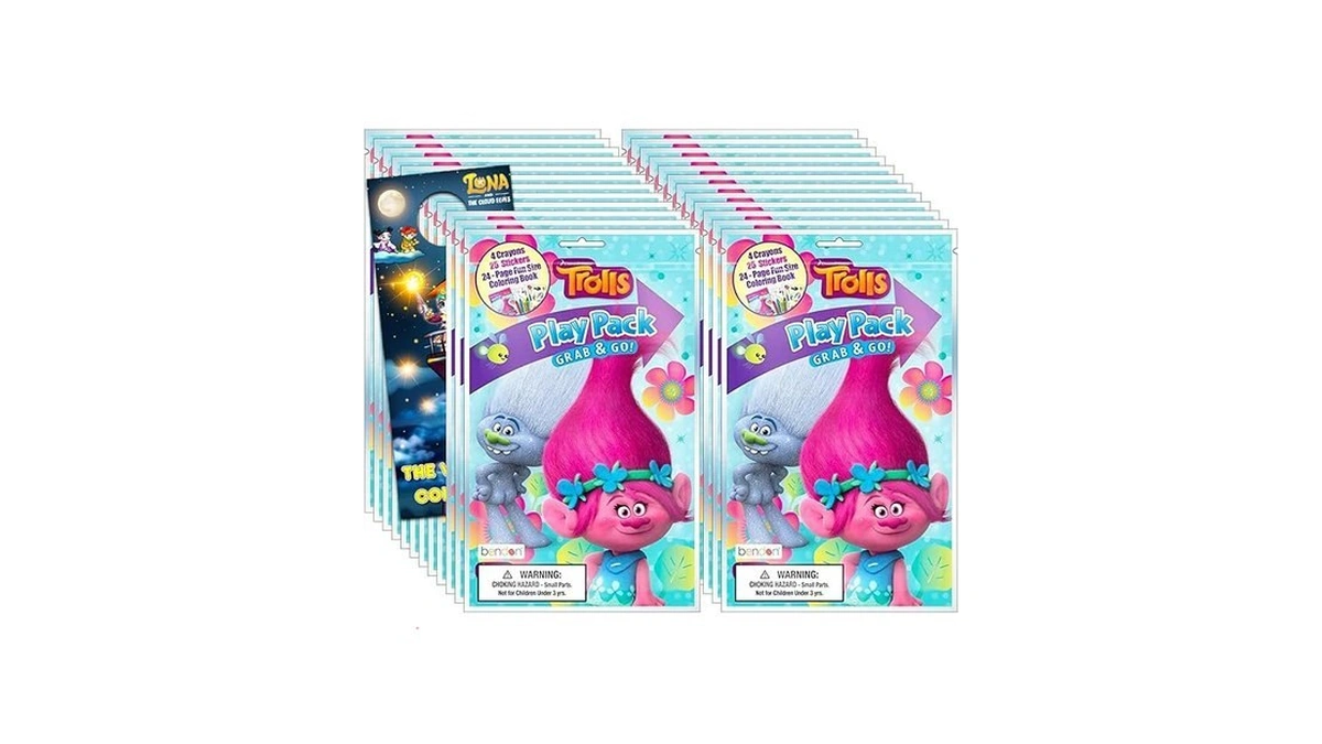 Dreamworks Trolls Play Pack Grab & Go Bundle Of 24