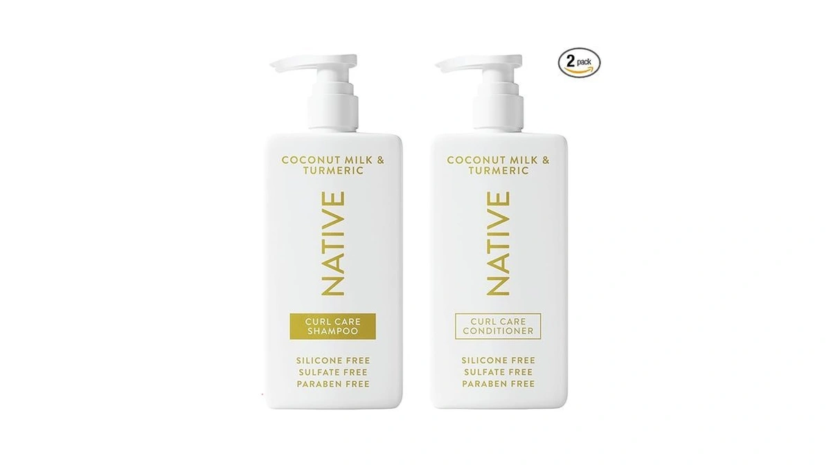 Native Coconut & Turmeric Shampoo And Conditioner Contain Naturally Derived