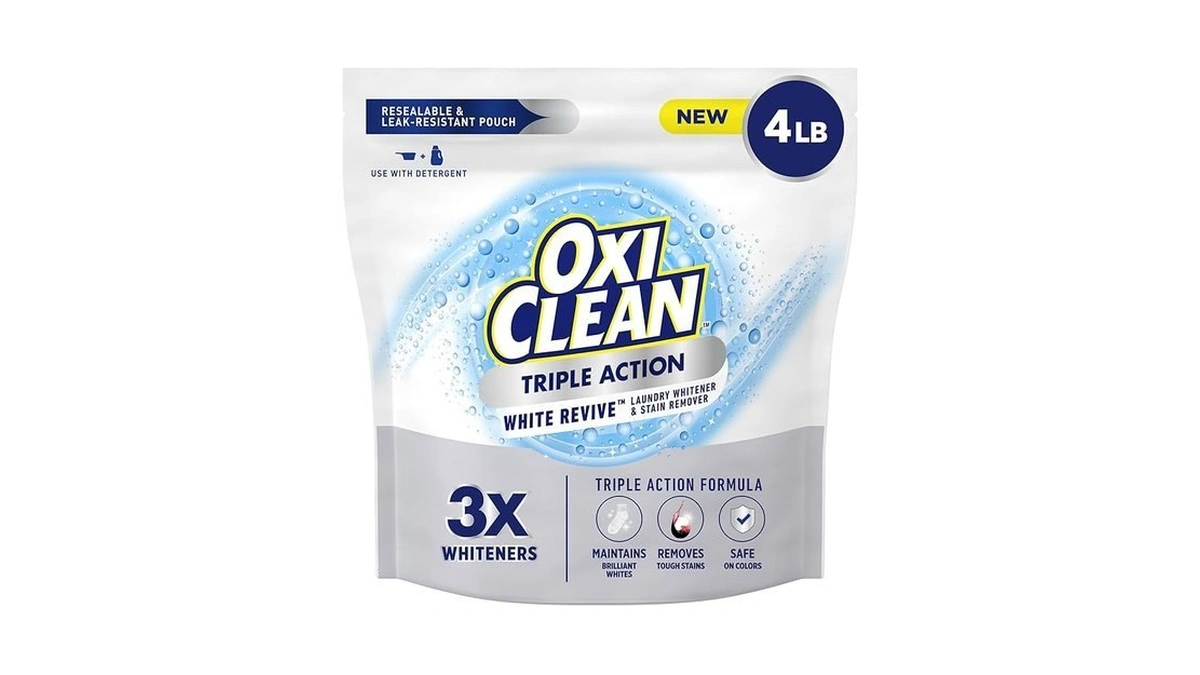 Oxiclean Triple Action White Revive Laundry Whitener And Stain Remover