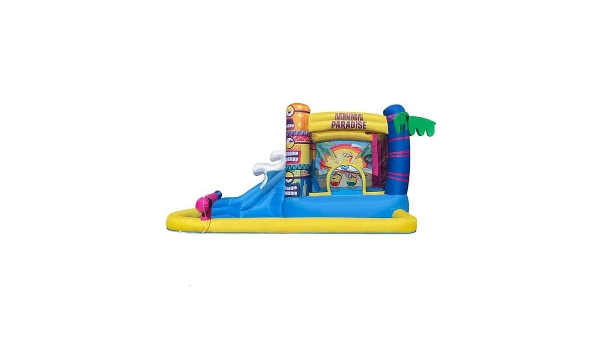 Funormous Minions Bounce House Waterslide, Ball Pit & Water Cannon