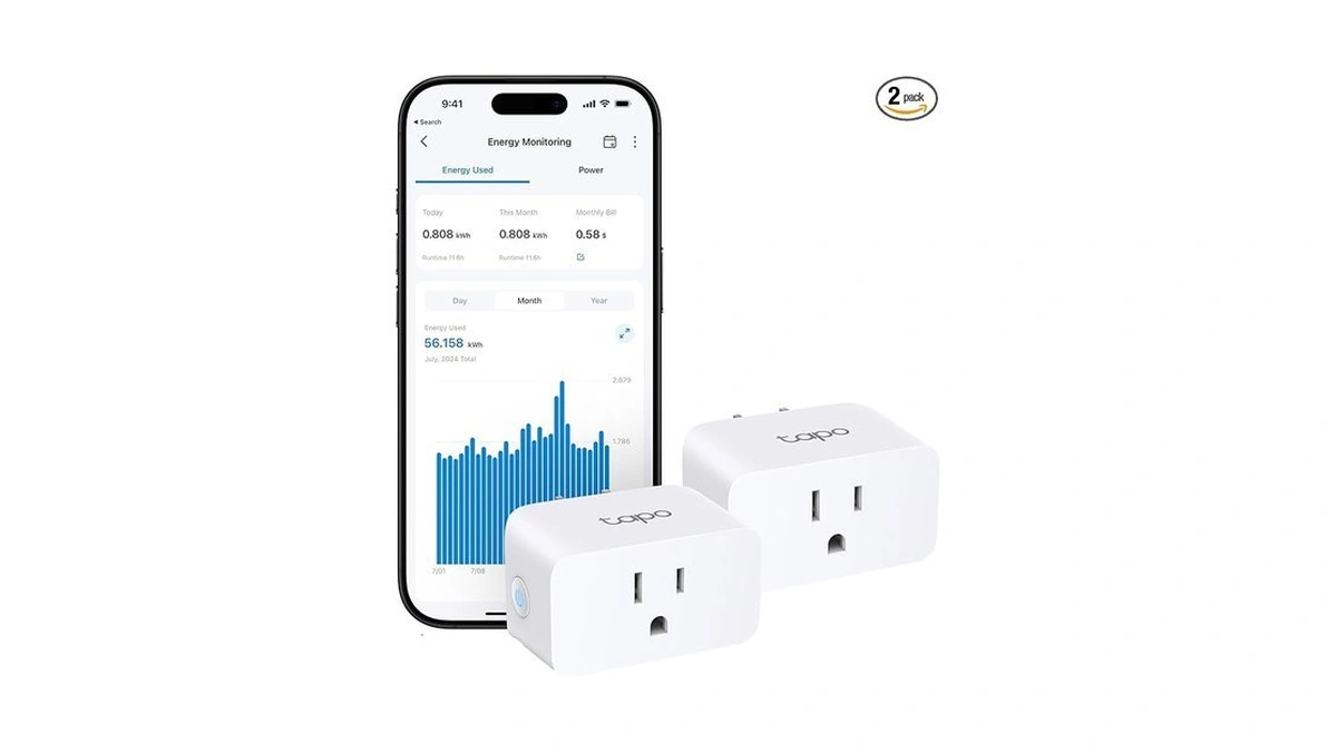 Tp-link Tapo Smart Plug Mini, Matter Compatible, Compatible With Alexa,