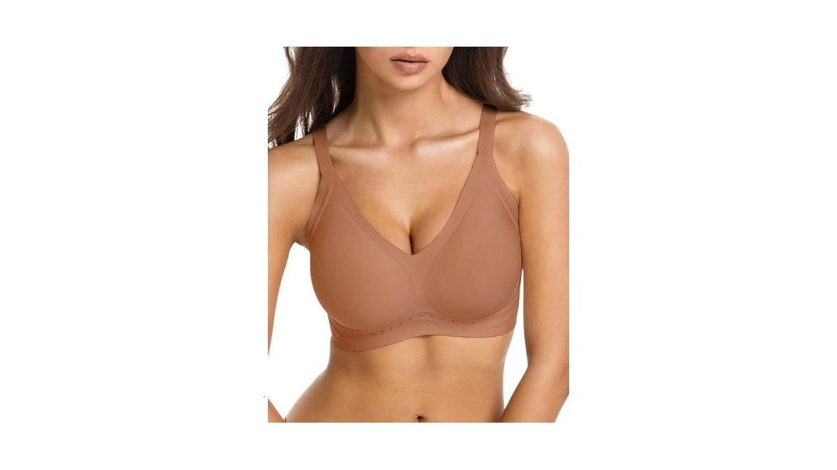 Aubrasen Jelly Wireless Push Up Bra 53 Vents Breathable Seamless