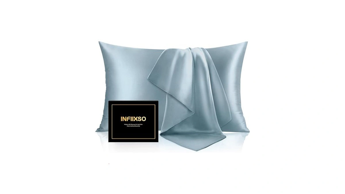 Infiixso Mulberry Silk Pillow Case For Hair And Skin, Silk