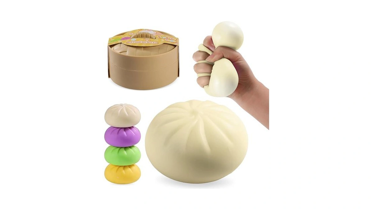 Dumpling Squishy Mystery Box, Mystery Dumpling Squishy Squeeze Stress Balls