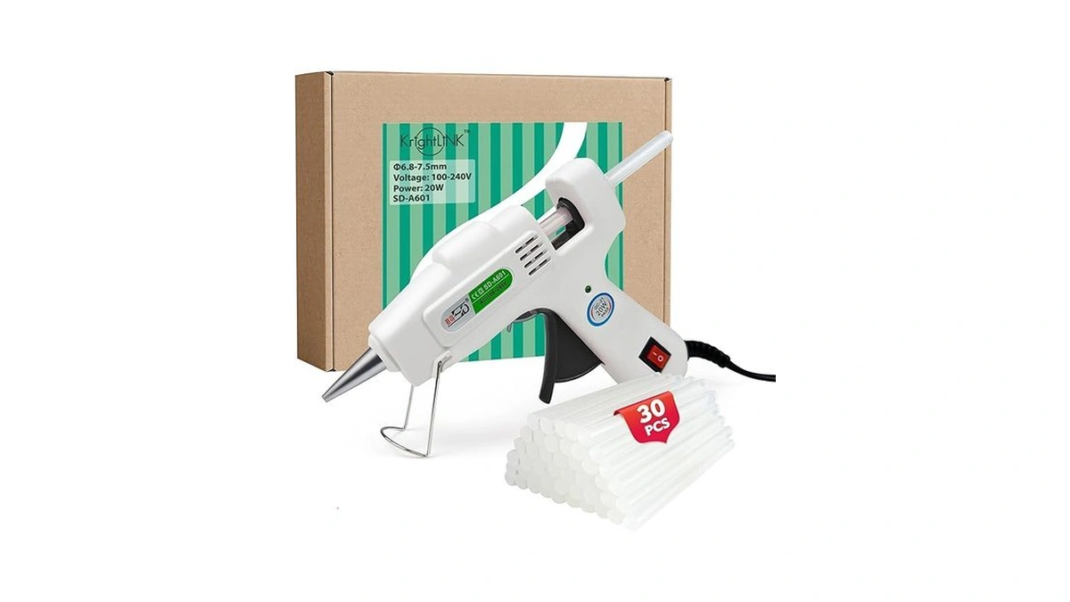 Krightlink Hot Glue Gun Kit With 30 Glue Sticks, Fast