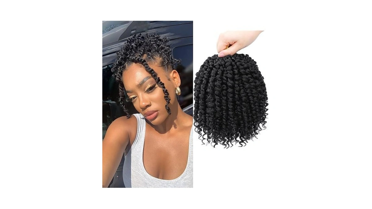 Callia Passion Twist Hair 8 Inch Passion Twist Crochet Hair