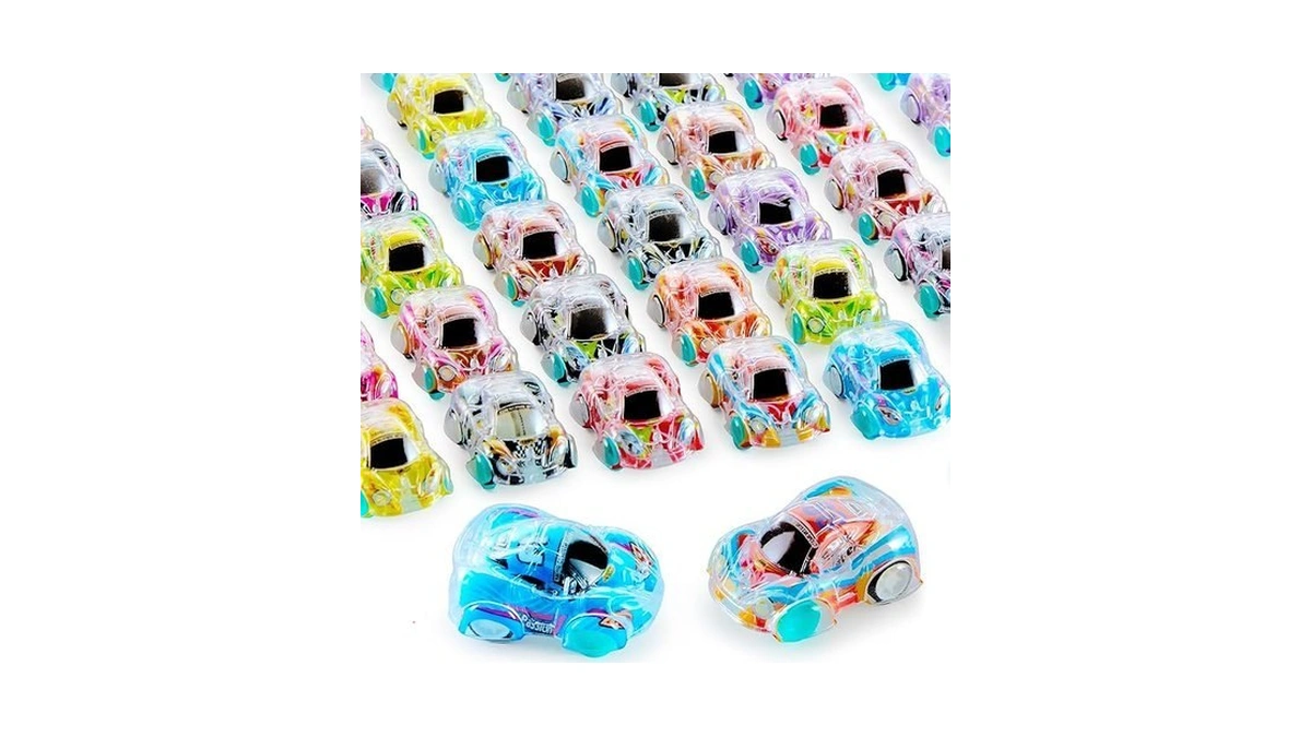 Joyin 50 Pcs Mini Pull Back Cars, Bulk Toy Cars