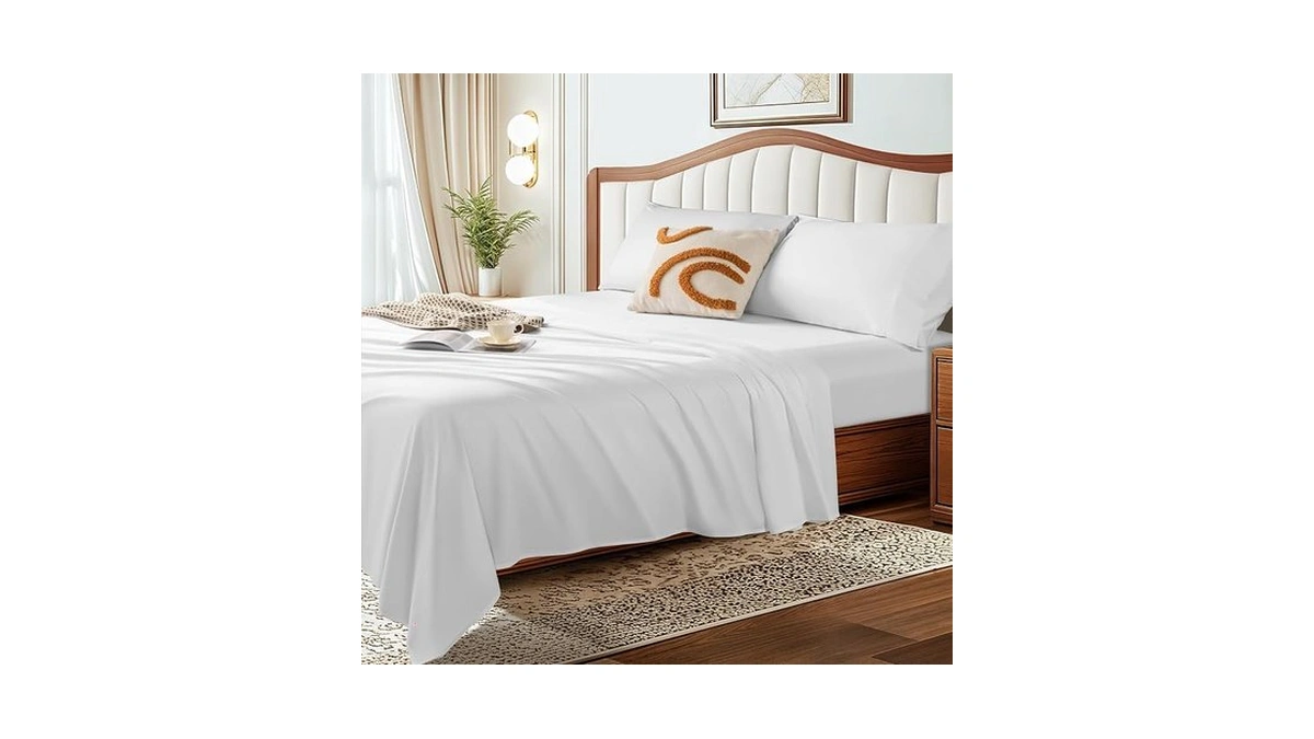 Lbro2m 1500 Thread Count Egyptian Cotton Queen Size Sheet Set