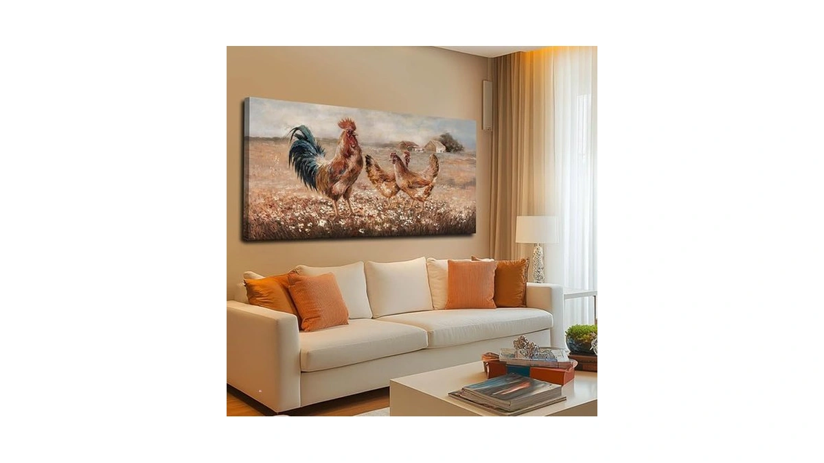 Leverup Animal Pictures Wall Decor Nature Pictures Wall Artwork Tan