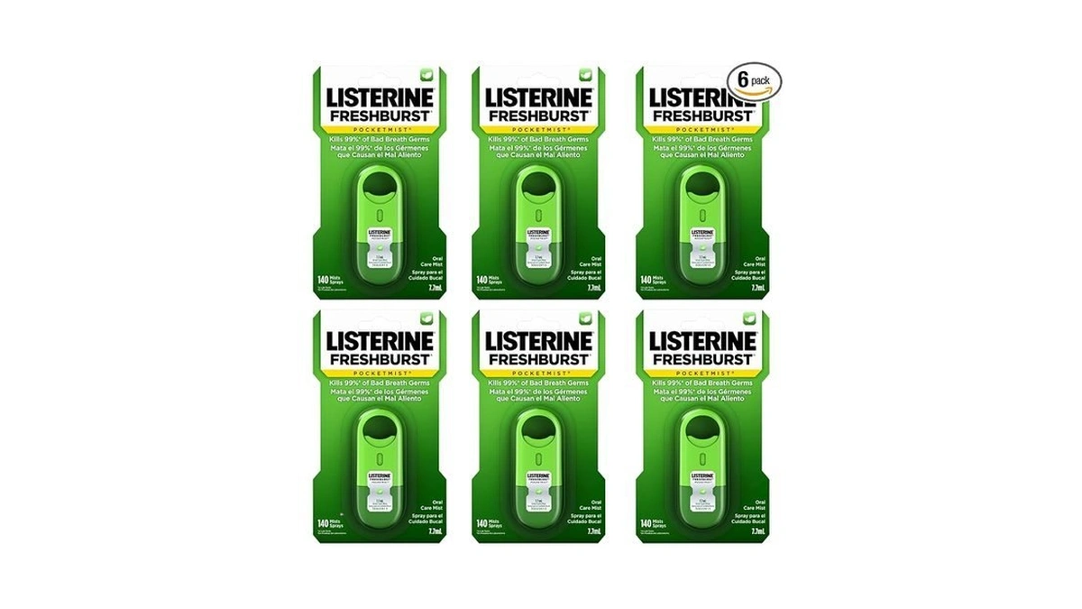 Listerine Freshburst Pocketmist Oral Care Mist For Fresh Breath, Non-aerosol