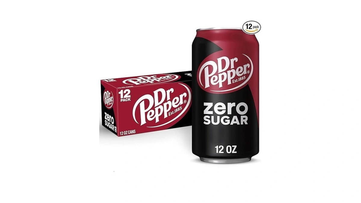 Dr Pepper Zero Sugar - 12 Oz, 12 Pk
