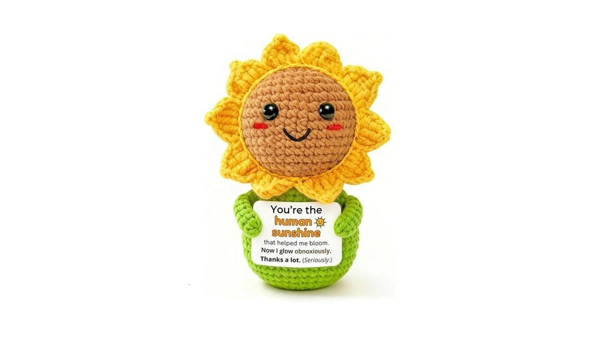 Krinisou Thank You Sunflower Gift For Women – “human Sunshine”