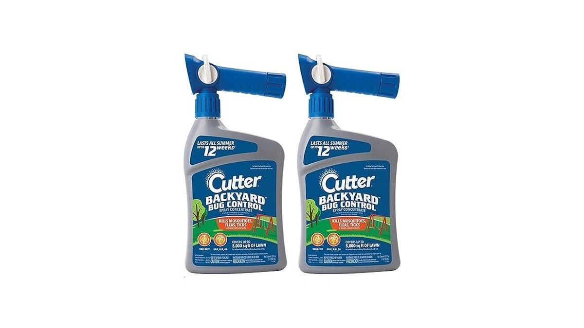 Cutter Backyard Bug Control Spray Concentrate (2 Pack), Kills Mosquitoes,