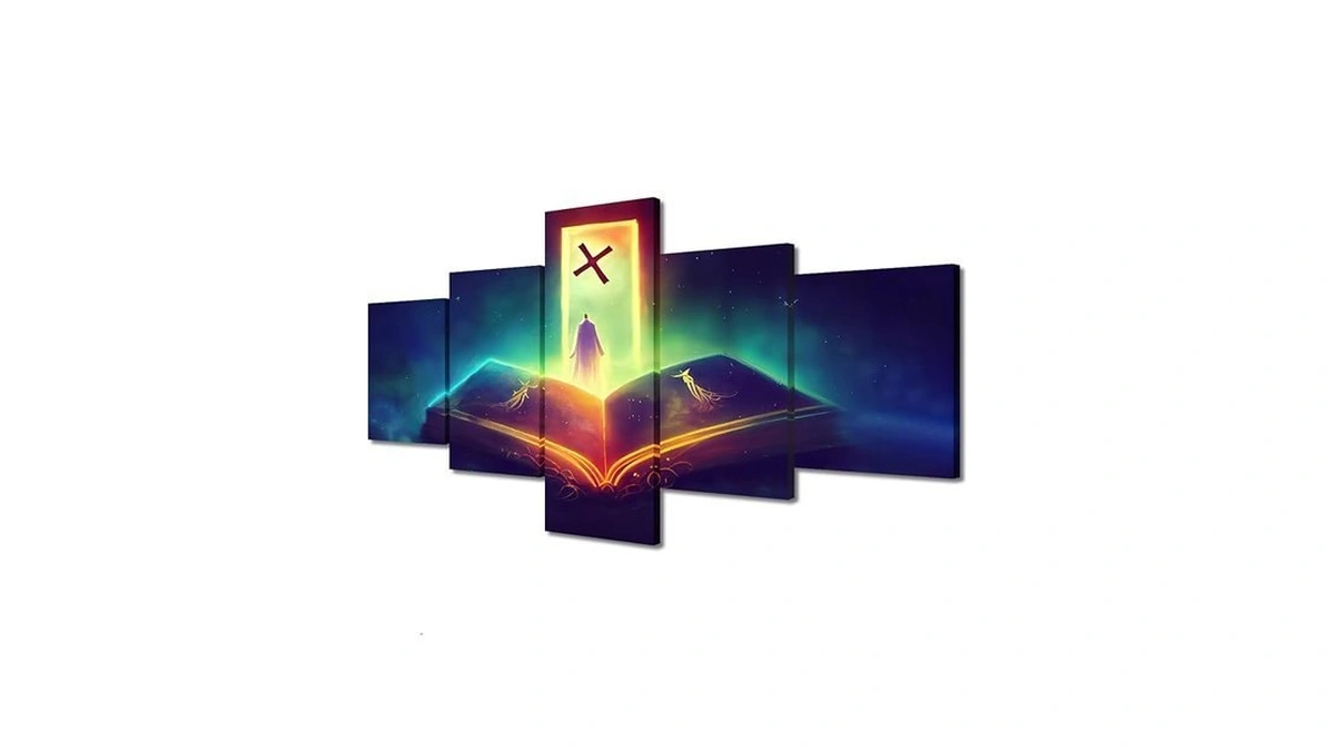 Christian Modern Jesus Christ On The Cross Poster Wall Decor