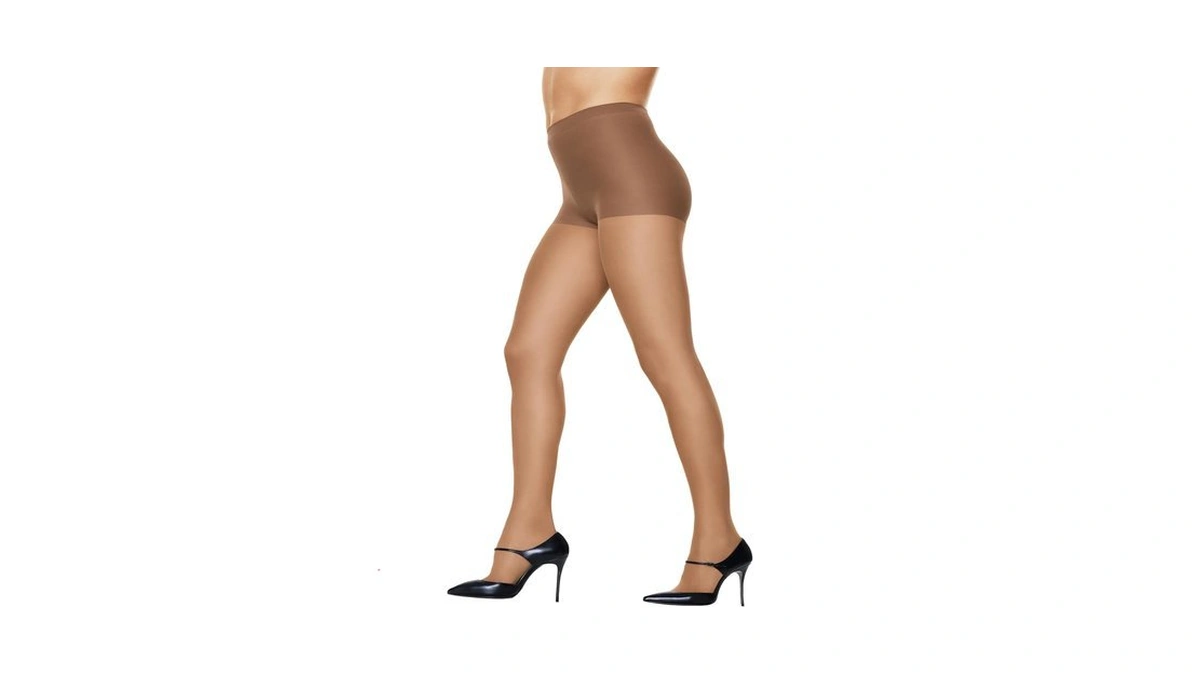 Hanes Silk Reflections Plus Size Women's Silky Sheer Tights| Smoothing