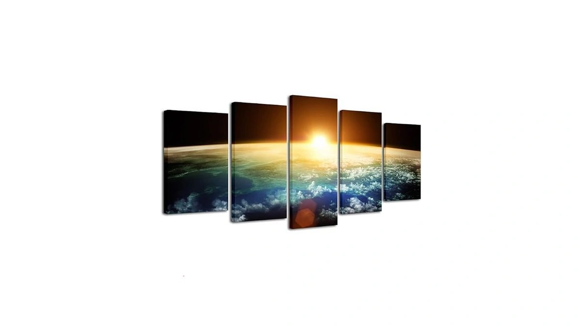 Pyradecor The Earth Canvas Prints Wall Art Outer Space Pictures