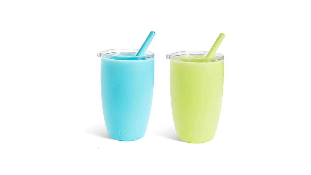 Munchkin Simple Clean Tumbler, Straw Cups For Toddlers 1-3, With