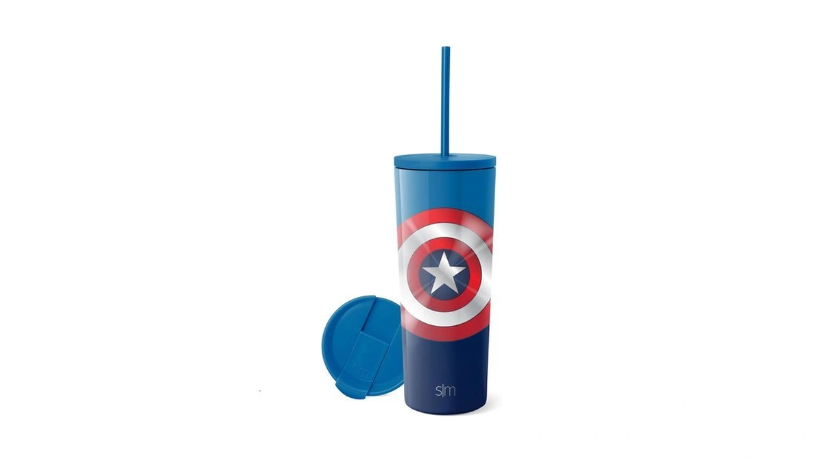 Simple Modern Marvel Captain Marvel Avengers Insulated Tumbler Cup With