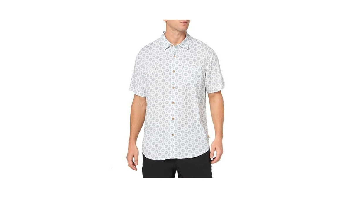 Rayon Button-up Woven Shirt