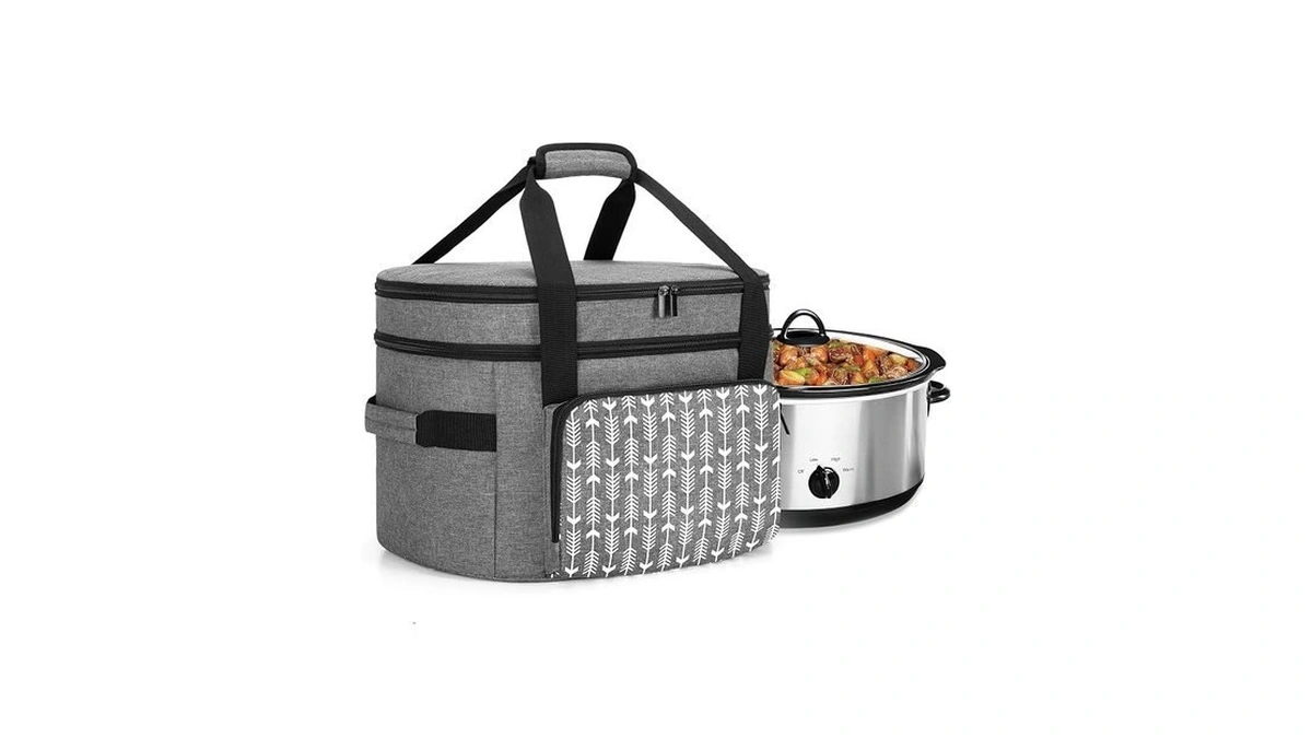Yarwo 2026 Upgraded Slow Cooker Travel Bag With Bottom Board