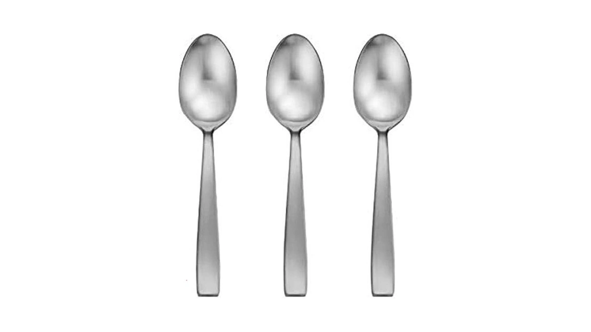 Oneida Everdine Everyday Flatware Serving Spoon, Set Of 3, 18/0