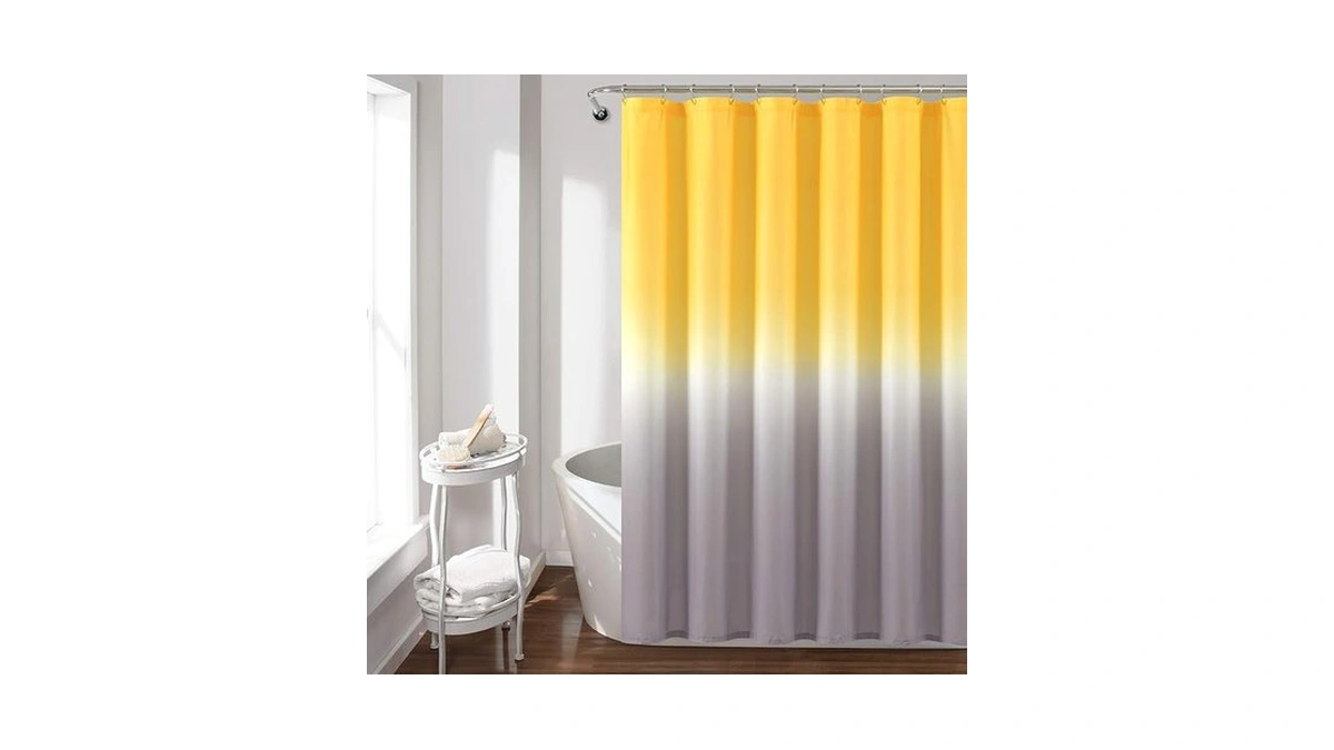 Lush Decor Umbre Fiesta Shower Curtain Single 72" W X
