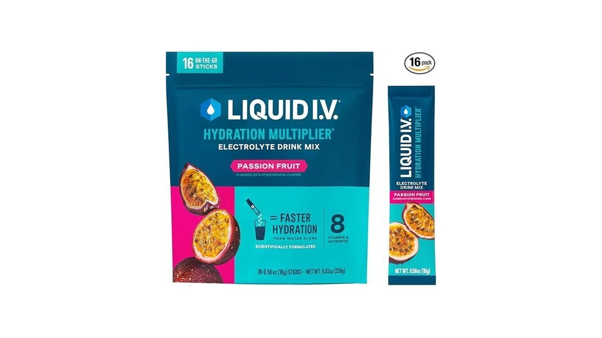 Liquid I.v.® Hydration Multiplier - Passion Fruit | Electrolyte Powder